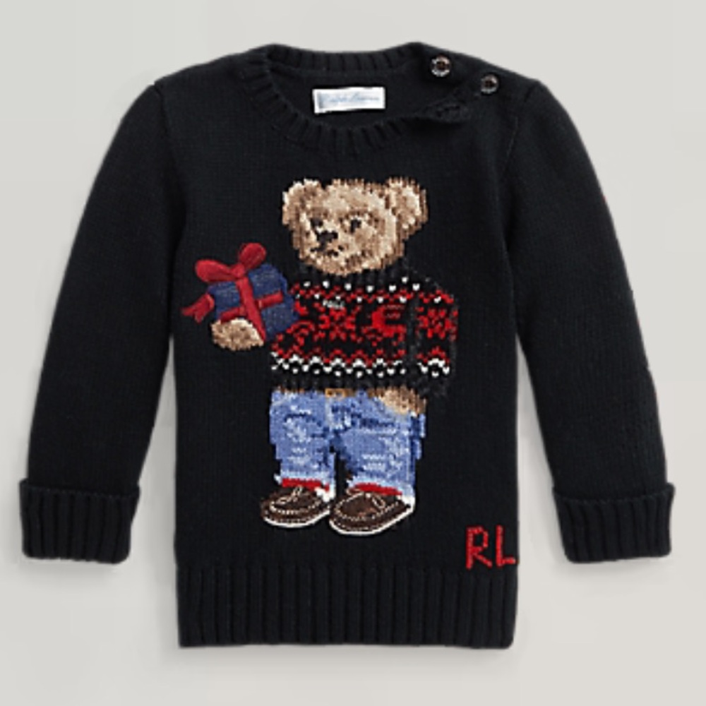 Polo Ralph Lauren Baby Polo Bear Sweater 18M